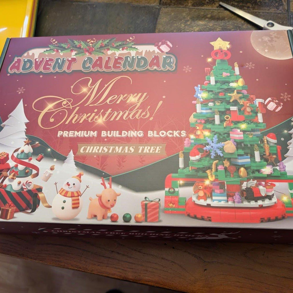 Last Day 70% OFF Advent Calendar 2024 Christmas Tree Building Set