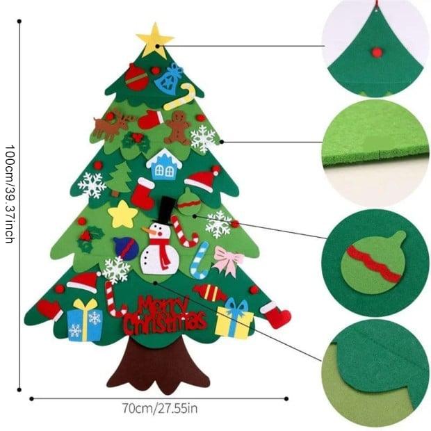 🎁DIY Felt Christmas Tree Set