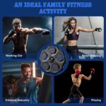Electric Music Boxing Machine Smart Bluetooth Wall Mounted Music Boxing Trainer Gym Home Electronic Boxing Target Punching Equipment