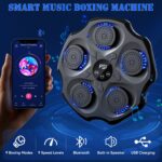 Electric Music Boxing Machine Smart Bluetooth Wall Mounted Music Boxing Trainer Gym Home Electronic Boxing Target Punching Equipment