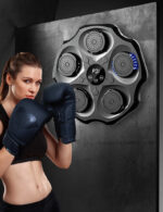 Electric Music Boxing Machine Smart Bluetooth Wall Mounted Music Boxing Trainer Gym Home Electronic Boxing Target Punching Equipment