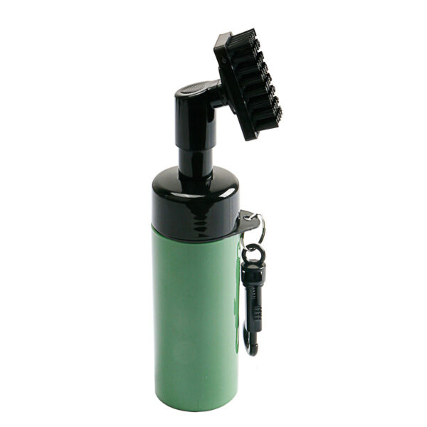 New golf cleaning brush spray kettle brush ball head brush handle press type three-color optional cross-border hot sale