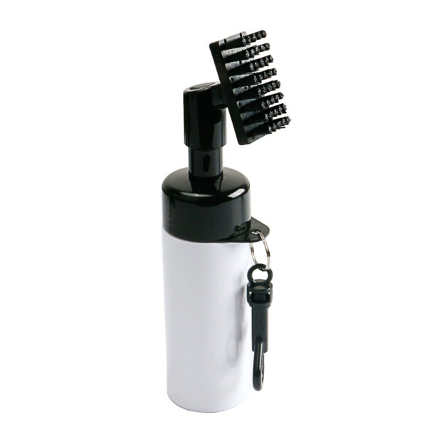 New golf cleaning brush spray kettle brush ball head brush handle press type three-color optional cross-border hot sale