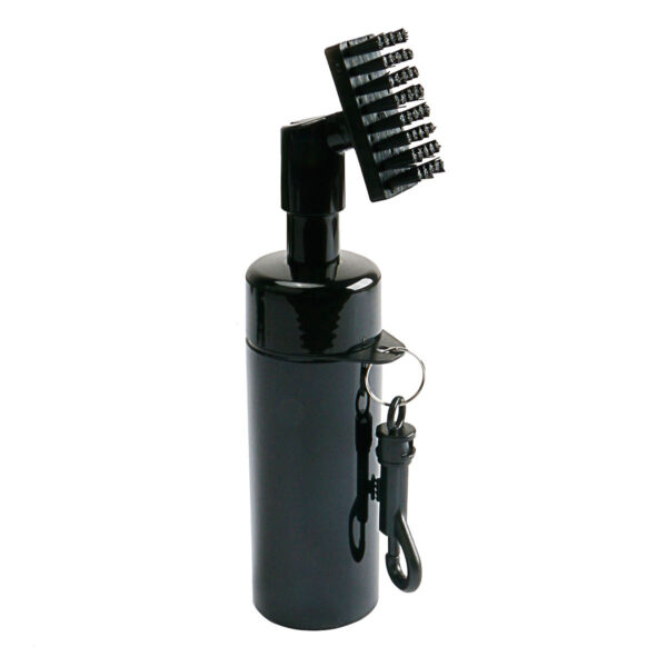 New golf cleaning brush spray kettle brush ball head brush handle press type three-color optional cross-border hot sale