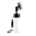 New golf cleaning brush spray kettle brush ball head brush handle press type three-color optional cross-border hot sale