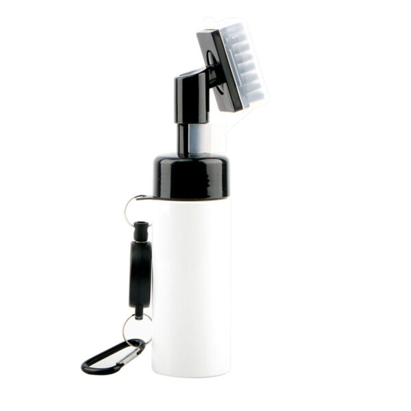 New golf cleaning brush spray kettle brush ball head brush handle press type three-color optional cross-border hot sale