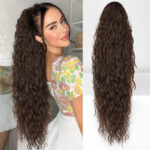 ⏰Last Day Hot Sale--50% Off⌛💜Curly Wavy Frizzy Hair Extension with Ponytail🔥