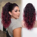 ⏰Last Day Hot Sale--50% Off⌛💜Curly Wavy Frizzy Hair Extension with Ponytail🔥