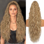 ⏰Last Day Hot Sale--50% Off⌛💜Curly Wavy Frizzy Hair Extension with Ponytail🔥