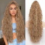 ⏰Last Day Hot Sale--50% Off⌛💜Curly Wavy Frizzy Hair Extension with Ponytail🔥