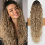 ⏰Last Day Hot Sale--50% Off⌛💜Curly Wavy Frizzy Hair Extension with Ponytail🔥