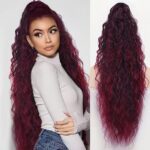 ⏰Last Day Hot Sale--50% Off⌛💜Curly Wavy Frizzy Hair Extension with Ponytail🔥