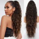 ⏰Last Day Hot Sale--50% Off⌛💜Curly Wavy Frizzy Hair Extension with Ponytail🔥