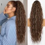⏰Last Day Hot Sale--50% Off⌛💜Curly Wavy Frizzy Hair Extension with Ponytail🔥